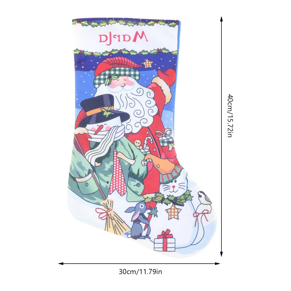 Xmas Hanging Socks Christmas Stockings Gift Treat Bag Xmas Gift Storage Bag