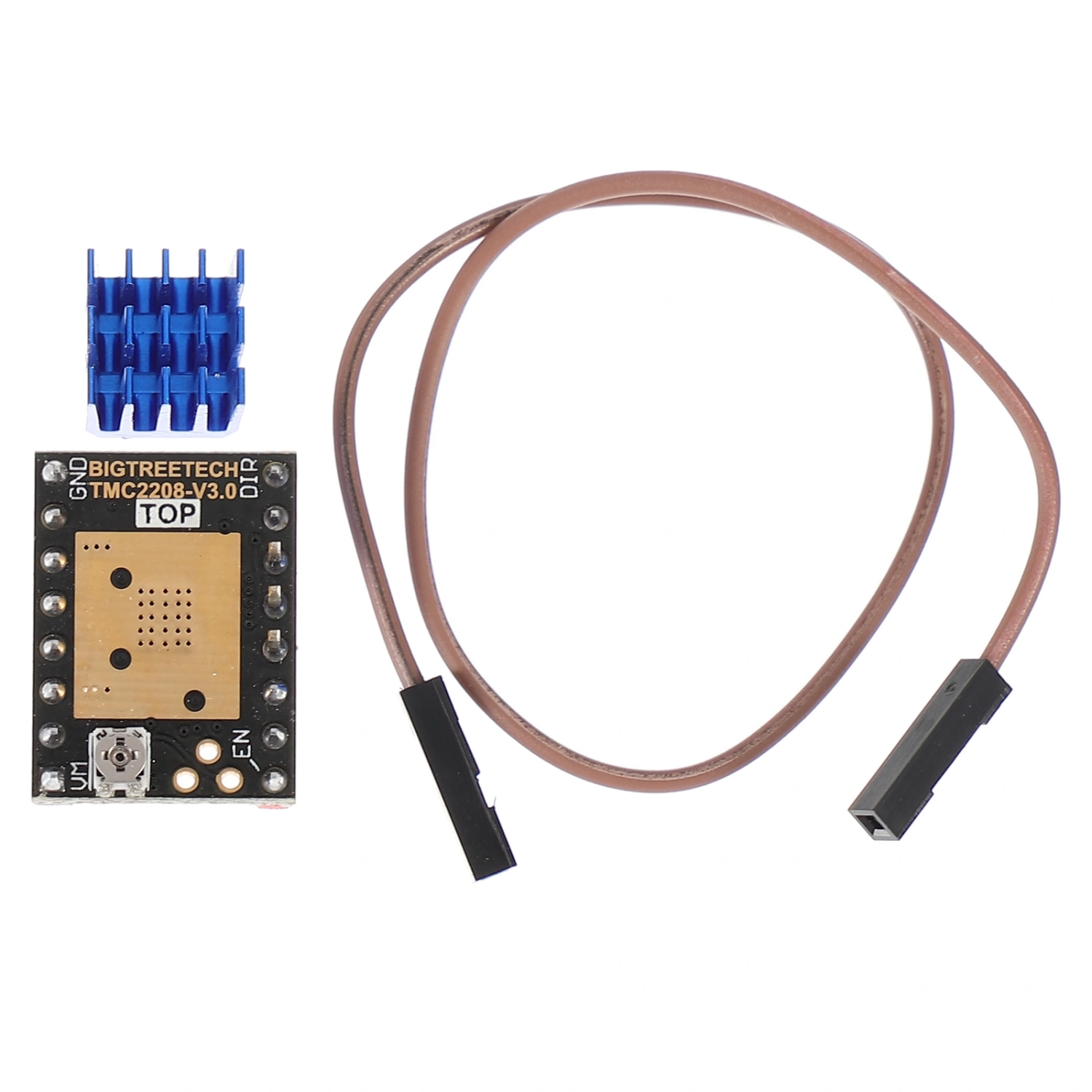 1 Set Stepper Motor Driver Module Heat Sink Jumper Cable Kit for 3D Printing
