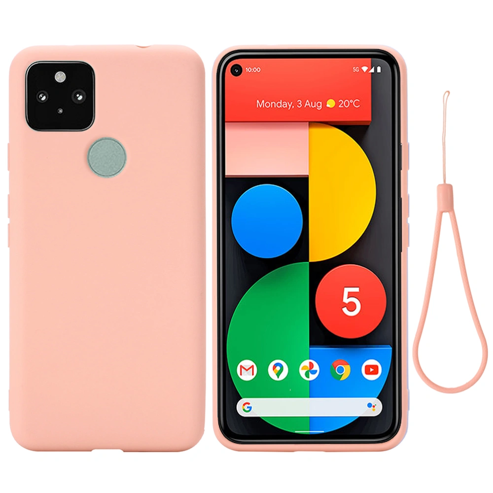 1Pc Liquid Silicone Phone Case Phone Cover Compatible for Pixel 5A 5G