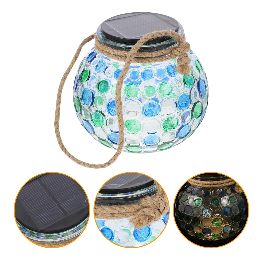 Solar Lantern Mosaic Ball LED Garden Lights Outdoor Patio Hanging Solar Lantern