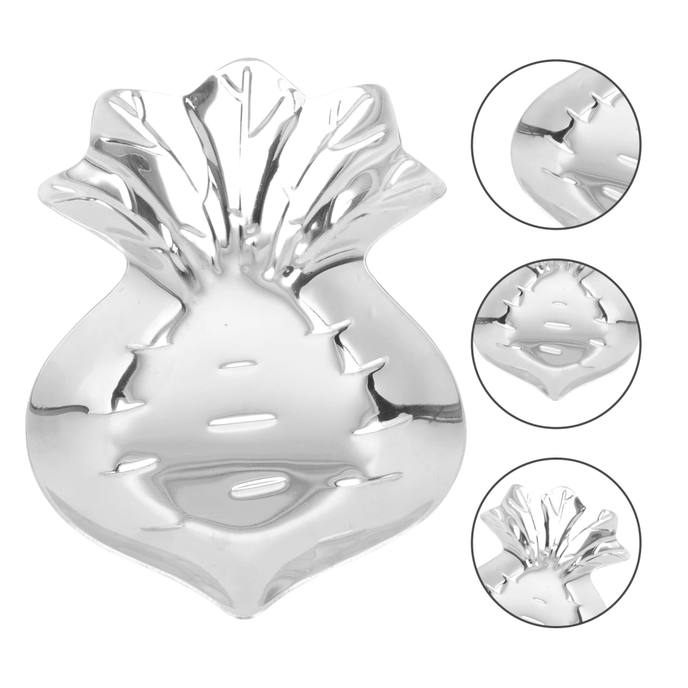 1Pc Creative Dish Cartoon Stainless Steel Tray Household Fruit Storage Holder