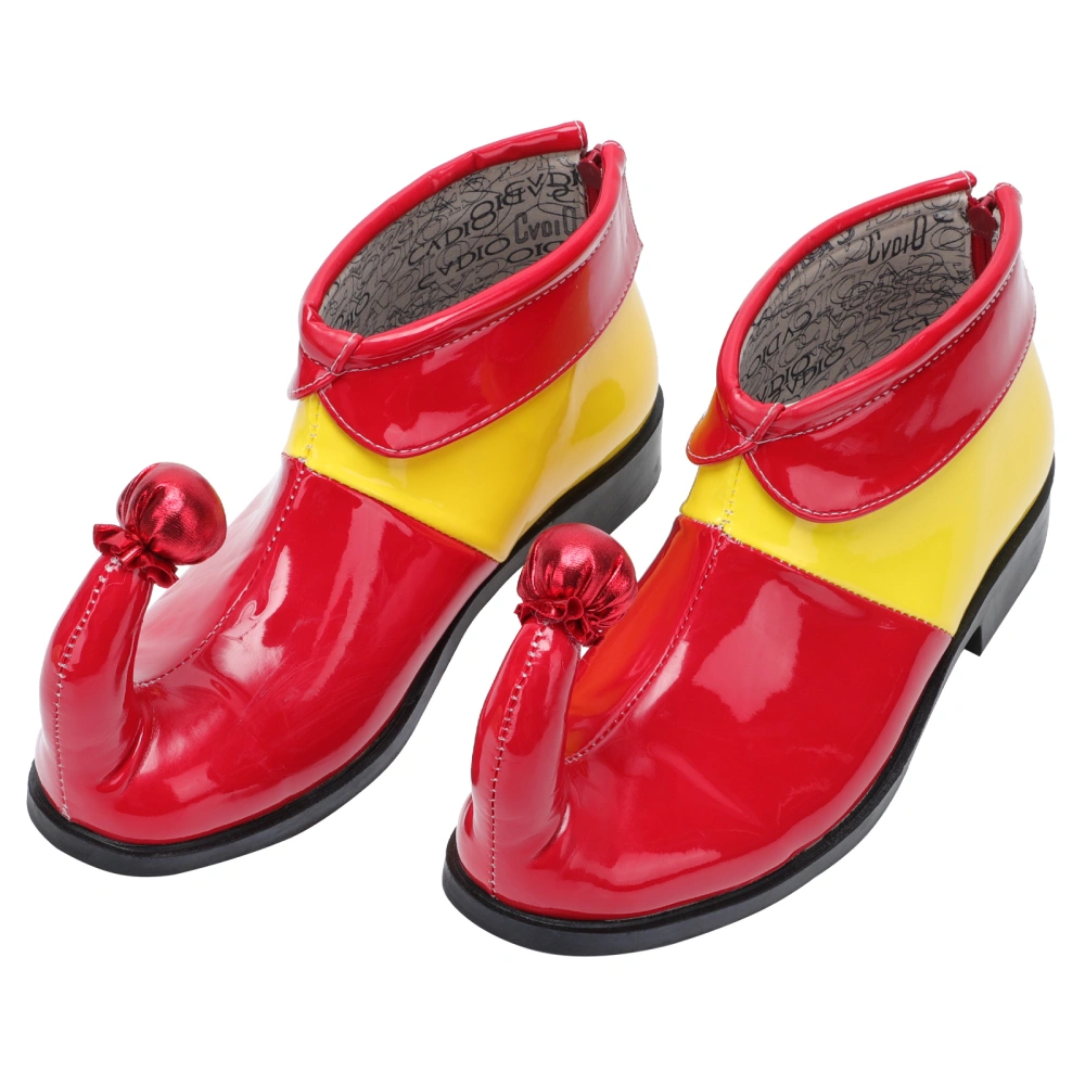 1 Pair Halloween Cosplay Costume Accessories Clown Shoe Decorative Clown Boots