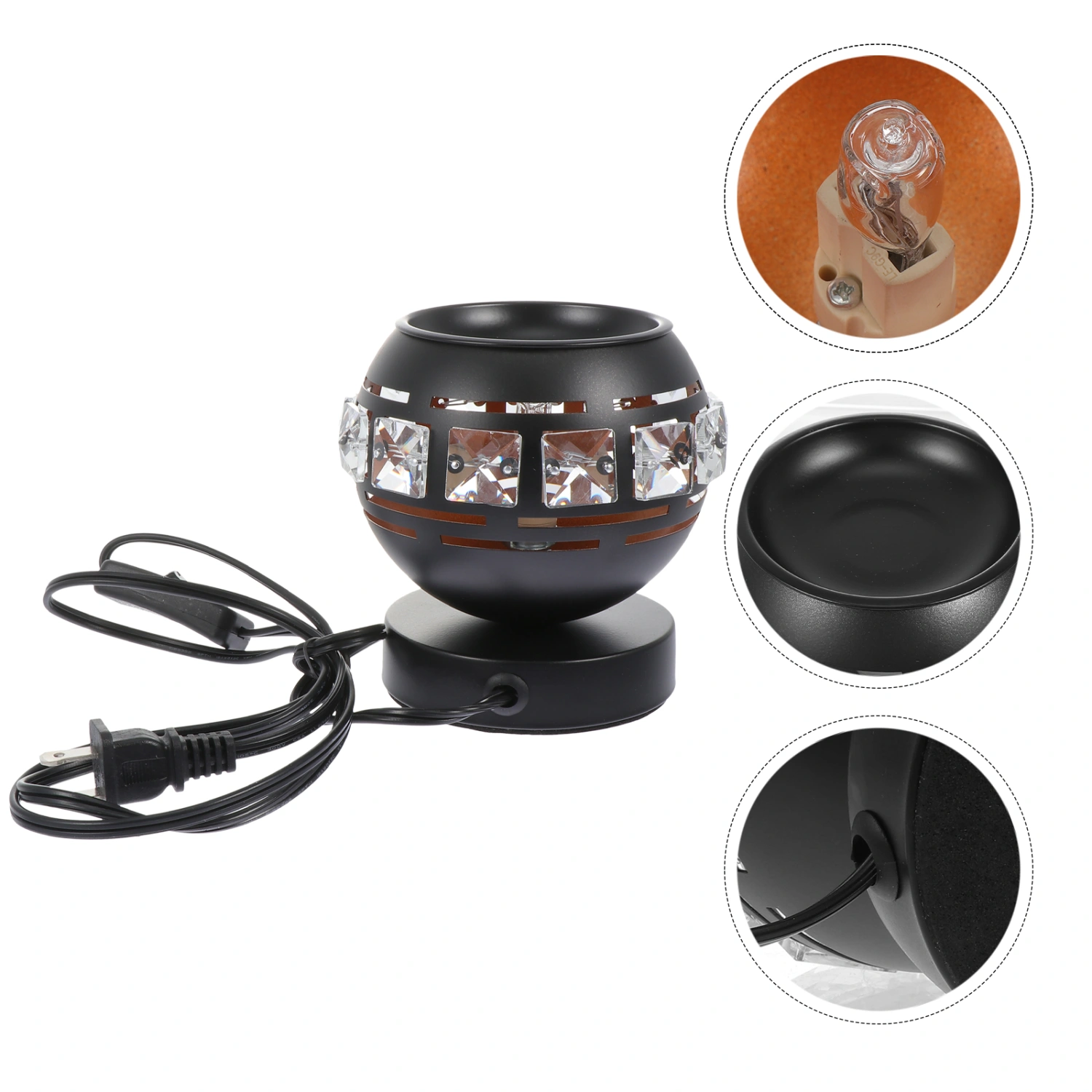 1Pc Home Decorative Desktop Wax Lamp Fragrance Lamp Small Night Lamp US Plug