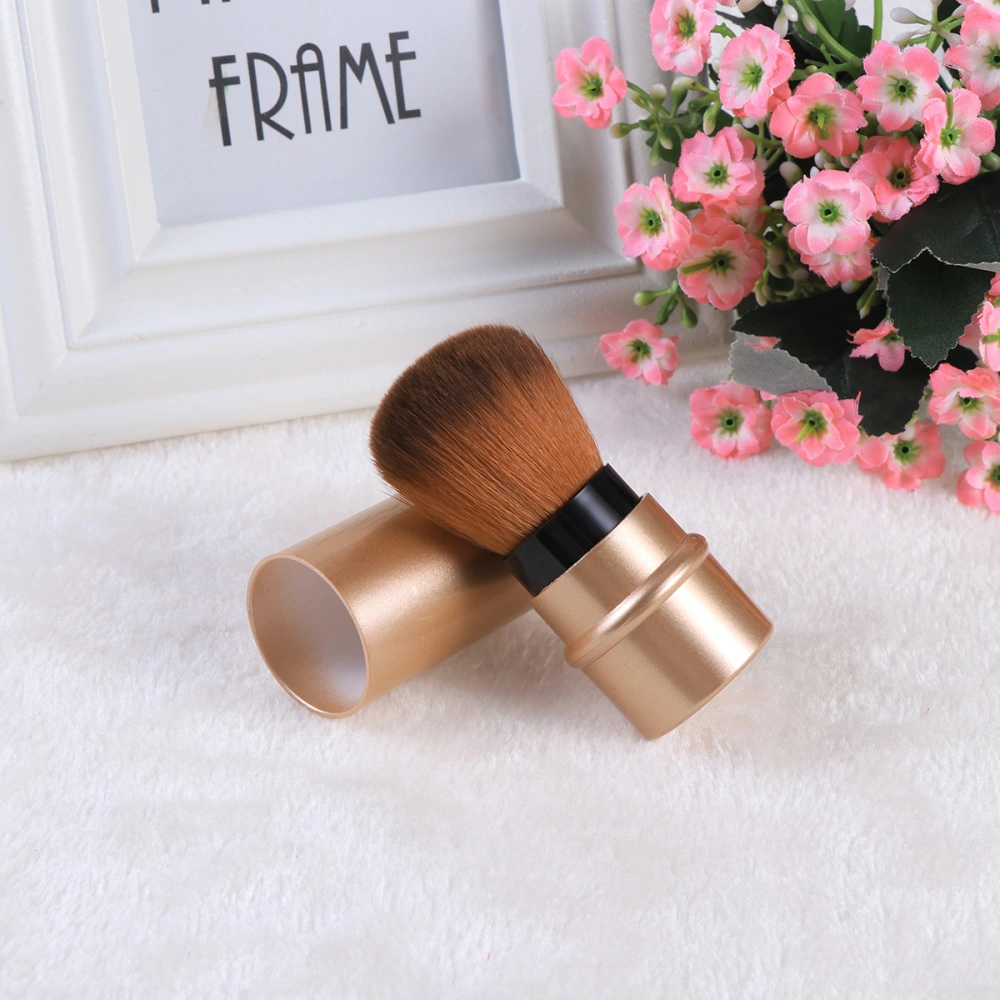 Mini Multifunctional Foundation Brush Professional Face Brush Retractable Portable Makeup Brushes For Mineral Stippling Liquid Cream Powder