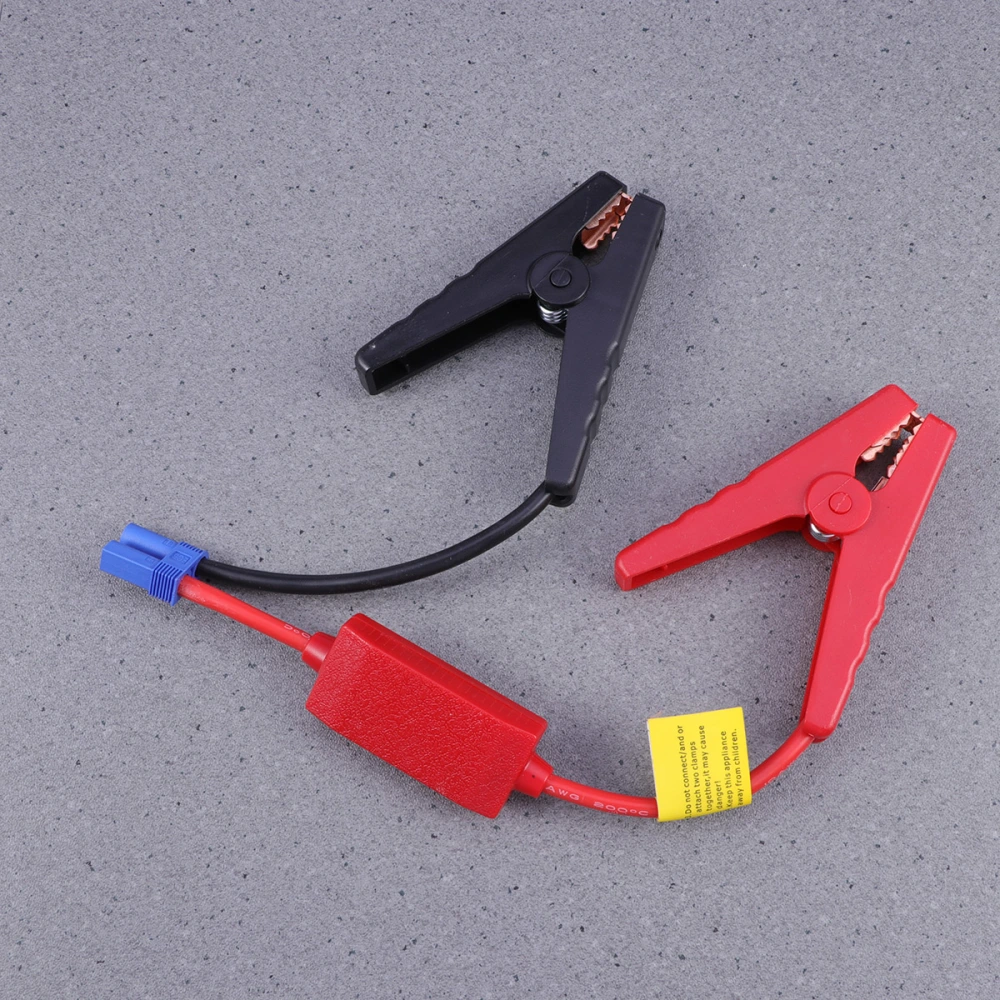 12V Car Jump Starter Car Emergency Start Power Cable Clamp Storage Battery Anti-reverse Clip EC5