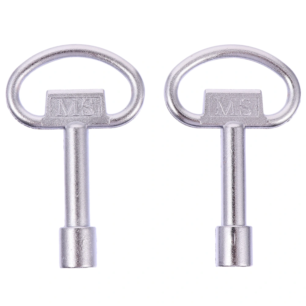 2 Pcs Universal Key Multifunction Wrench Elevator Door Key Electric Cabinet Keys