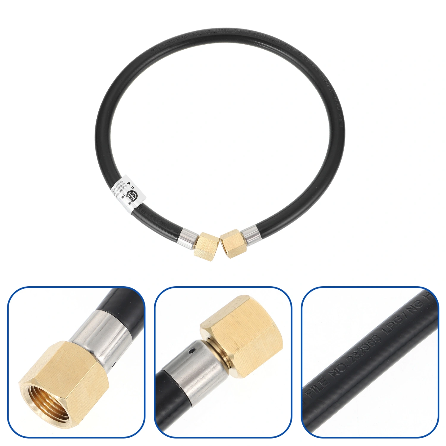 Quick Connect Propane Hose Gas Connection Pipe Practical Propane Pipe for RV