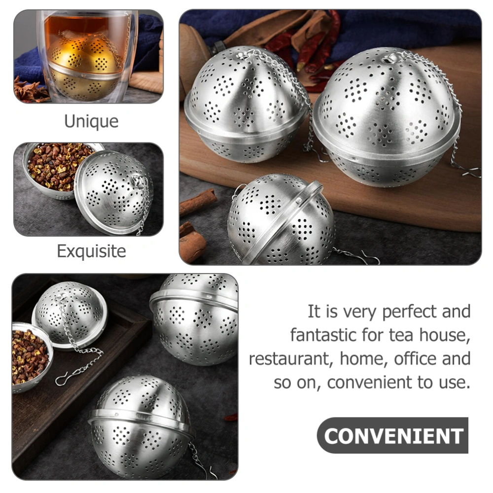 Stainless Steel Tea Ball Strainer Infusers for Tea Leaves Spices Seasonings