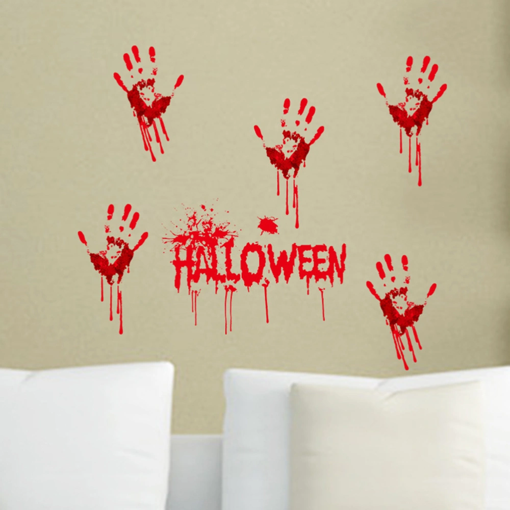 Halloween Wall Sticker PVC Removable Wall Decals Bedroom Wall Paster Home Decoration (Free to Stick)