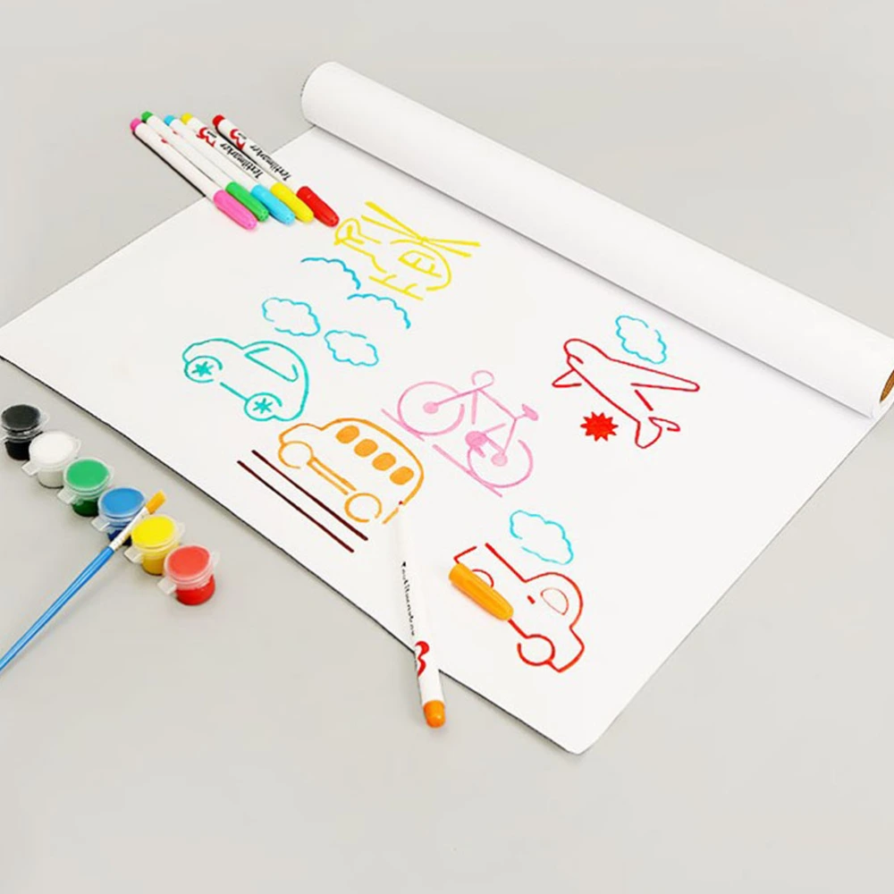 1 Roll Drawing Paper Roll Kids Sketching Paper Roll Drawing Graffiti Paper Roll