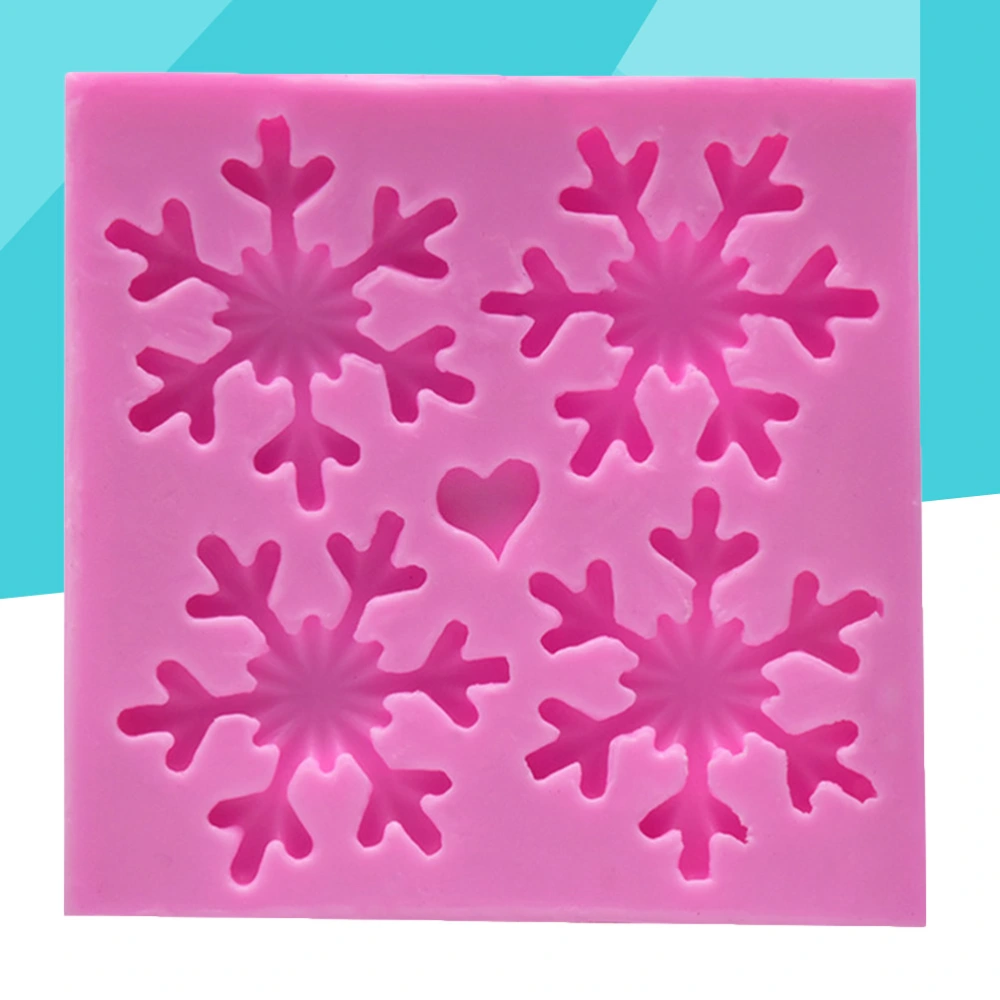 Snowflake Silicone Molds Cake Decorating Tools Baking Mold Dessert Chocolate Fondant Sugarcraft Mold