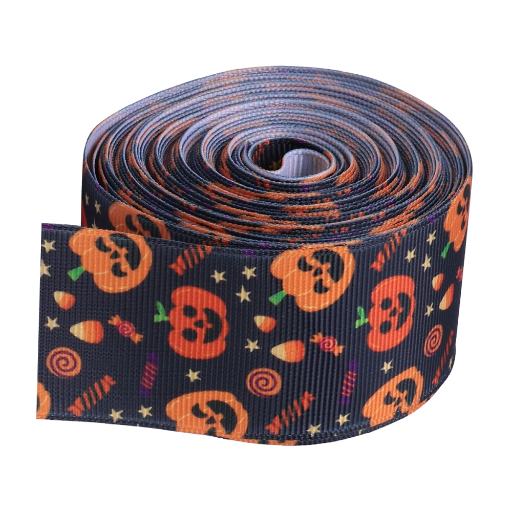 1Pc Creative Halloween Ribbon Bowknot Material Fabric Ribbon for DIY Crafts