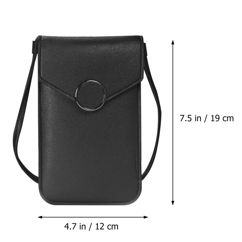 1Pc Vintage Phone Pouch Transparent Touch Screen Phone Bag Cell Phone Bag