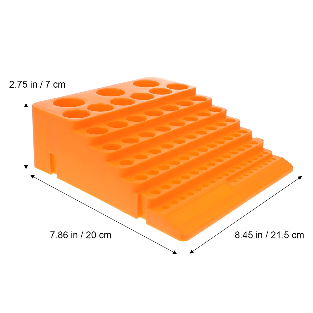 Drill Bit Storage Rack Drill Bit Organizer Professional Drill Bit Storage Holder (84 Holes)