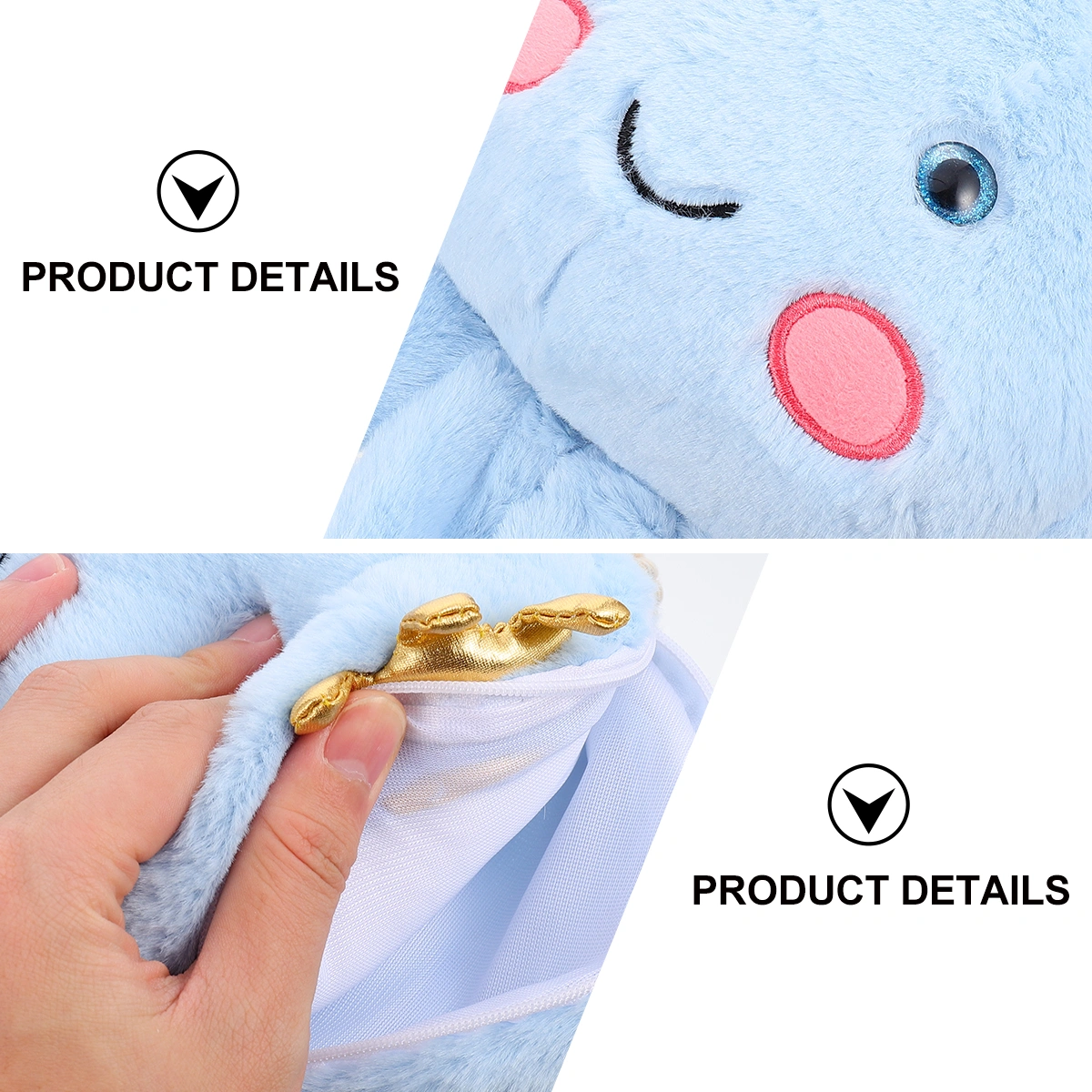 1pc Cartoon Jellyfish Change Purse Kids Pouch Plush Crossbody Trendy Bag
