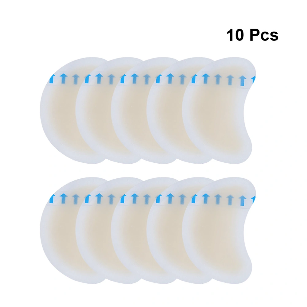 10pcs Gel Back Heel Pads Antiabrasion Foot Heel Pads Anti-skid Foot Care Heel Cushion Blister Resistant Foot Heel Stickers High-heeled Shoes Heel Grips Size 1