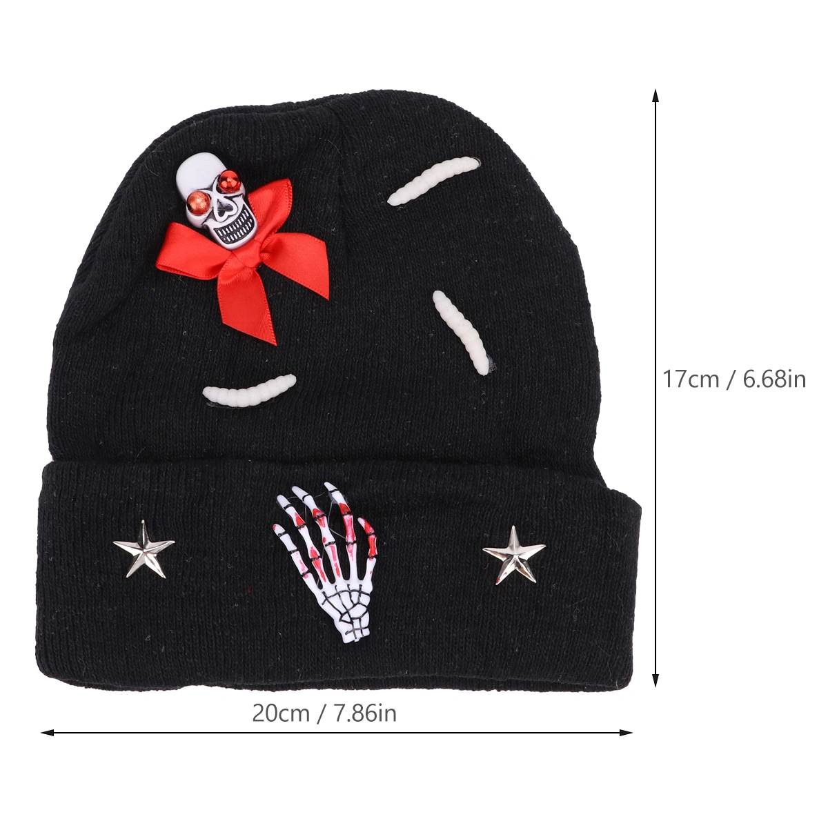 Practical Halloween Style Hat Spoof Skull Hand Design Prank Personality