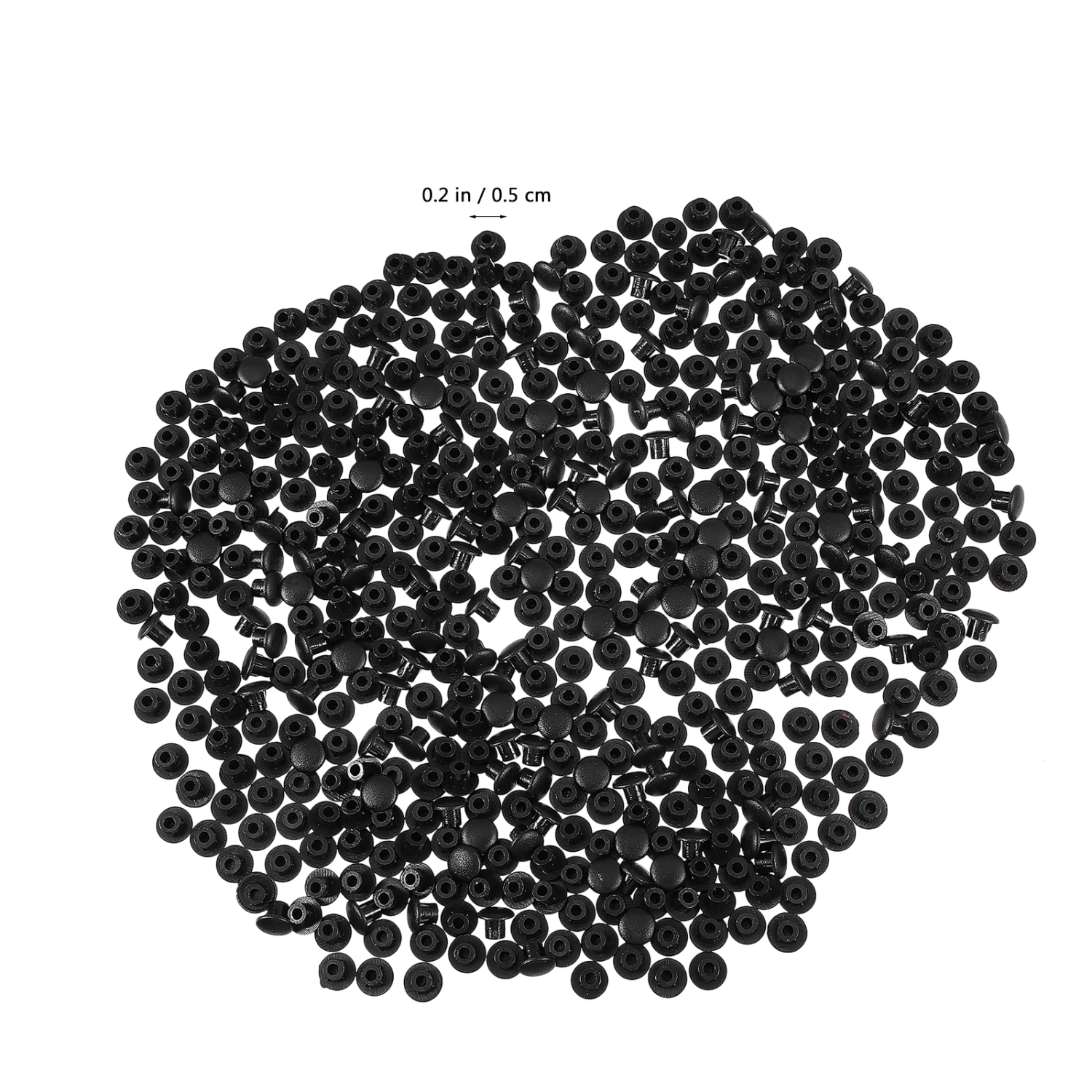 500pcs Home Screw Caps Cover Plastic Hole Plugs Cover for Cabinet Cupboard