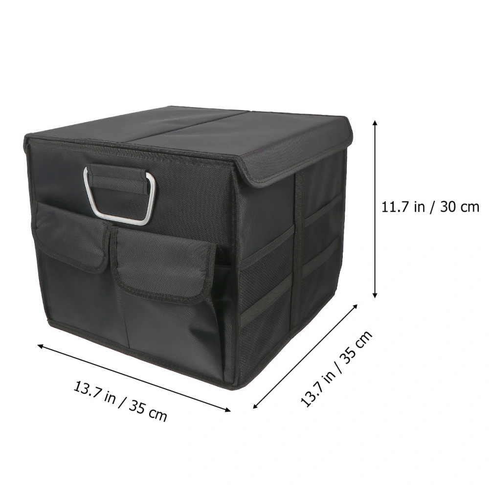 1Pc Foldable Car Trunk Storage Box Car Storage Organizer Portable Container Box