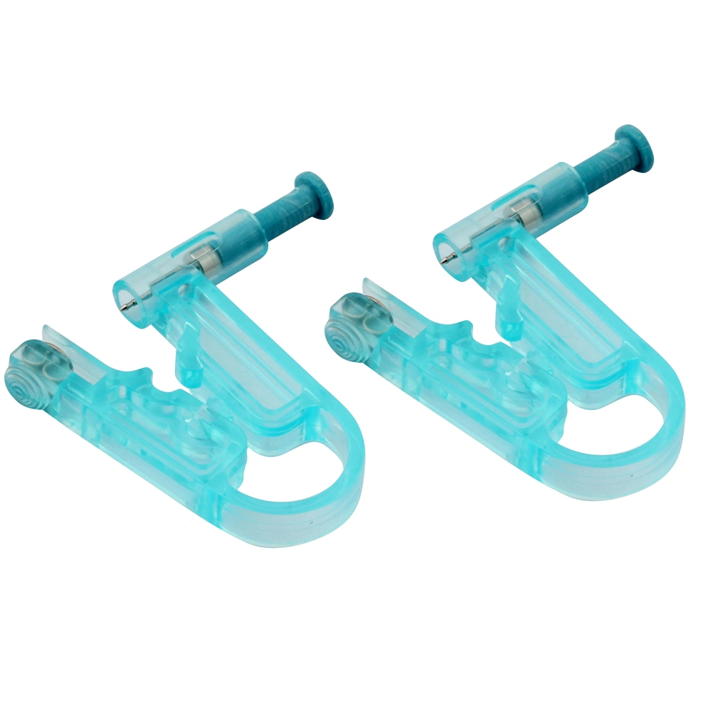2pcs Safety Ear Piercing Device Painless Disposable Ear Nail Device Pierced Tools Piercing Device