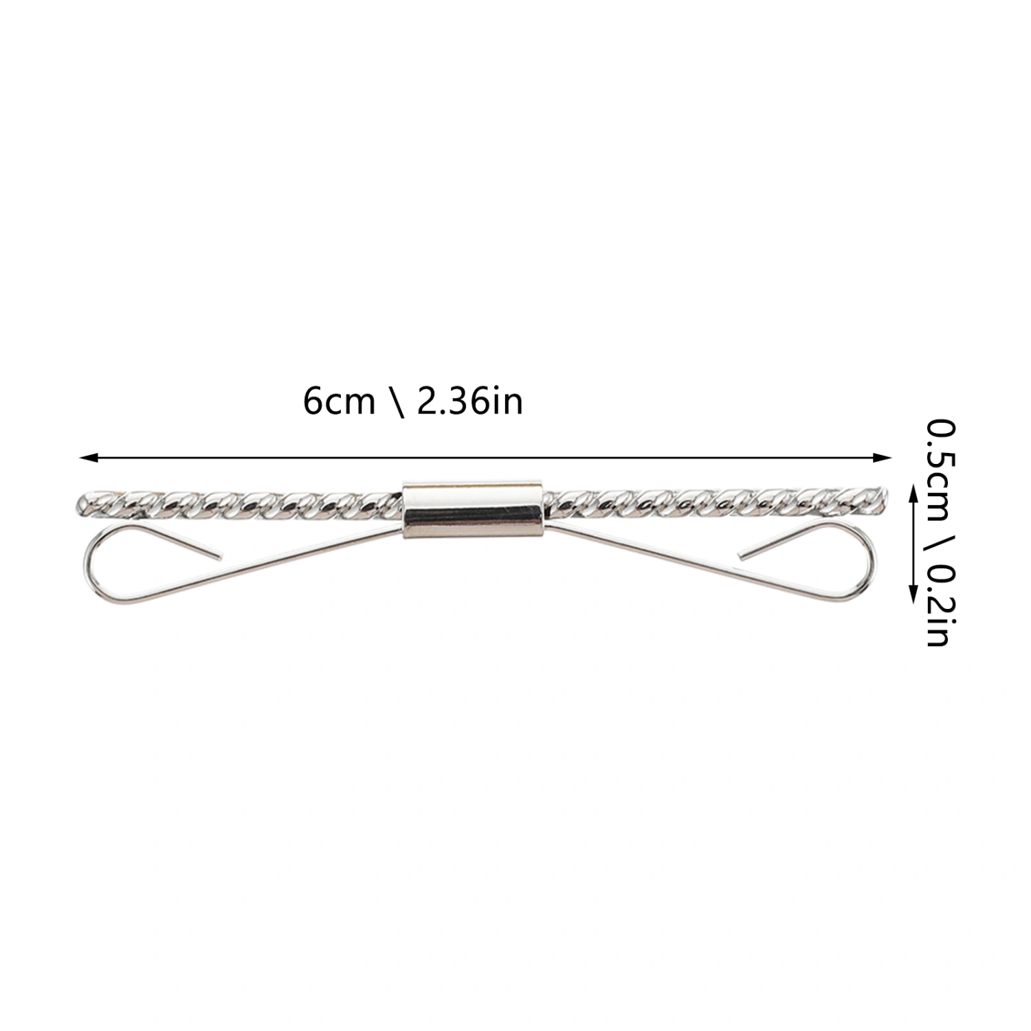 3pcs Men Classic Tie Clips Shirt Collar Clips Necktie Golden Silver Black Clips