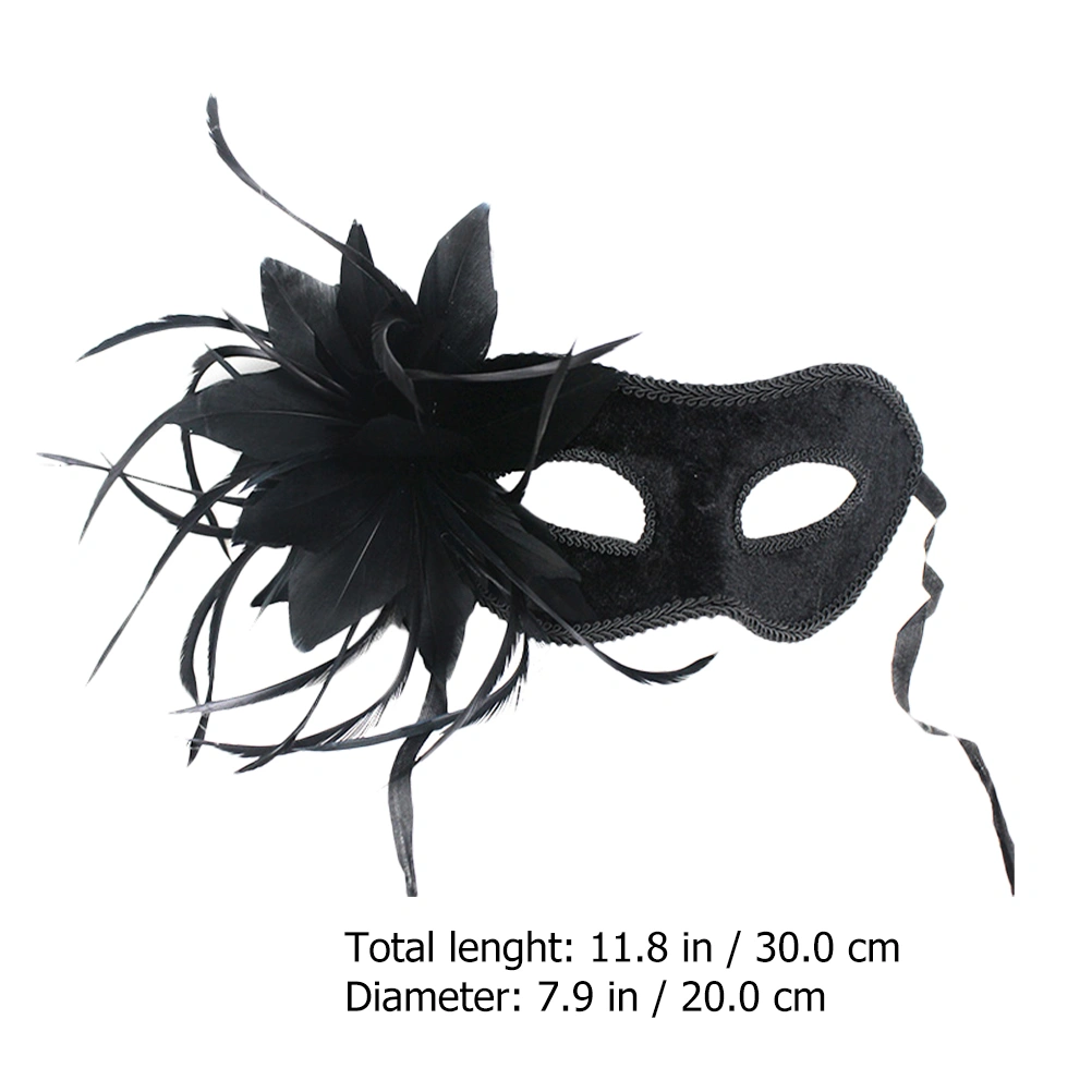Masquerade Mask Carnival Prom Mask Fancy Dress Costume Party Supply for Women Girls