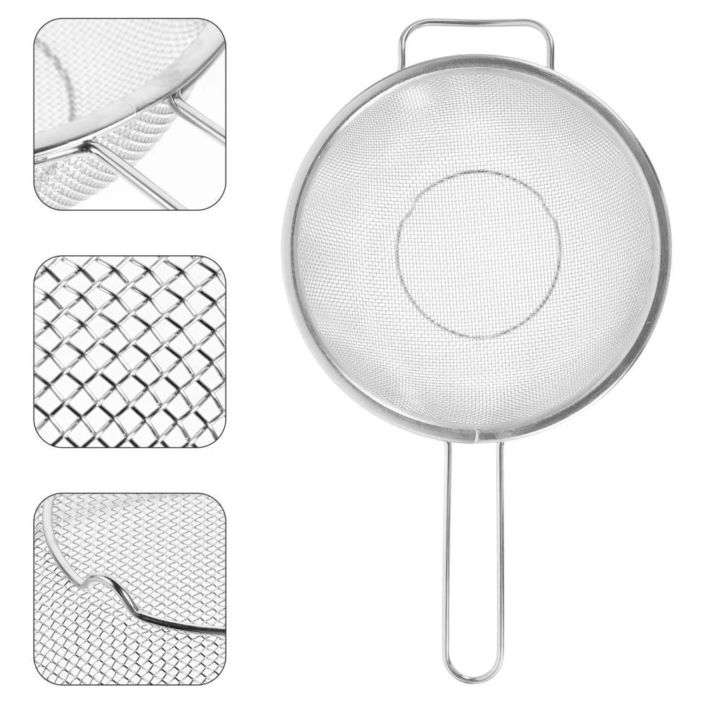 1Pc Kitchen Cooking Frying Strainer Skimmer Stainless Steel Skimmer Spoon