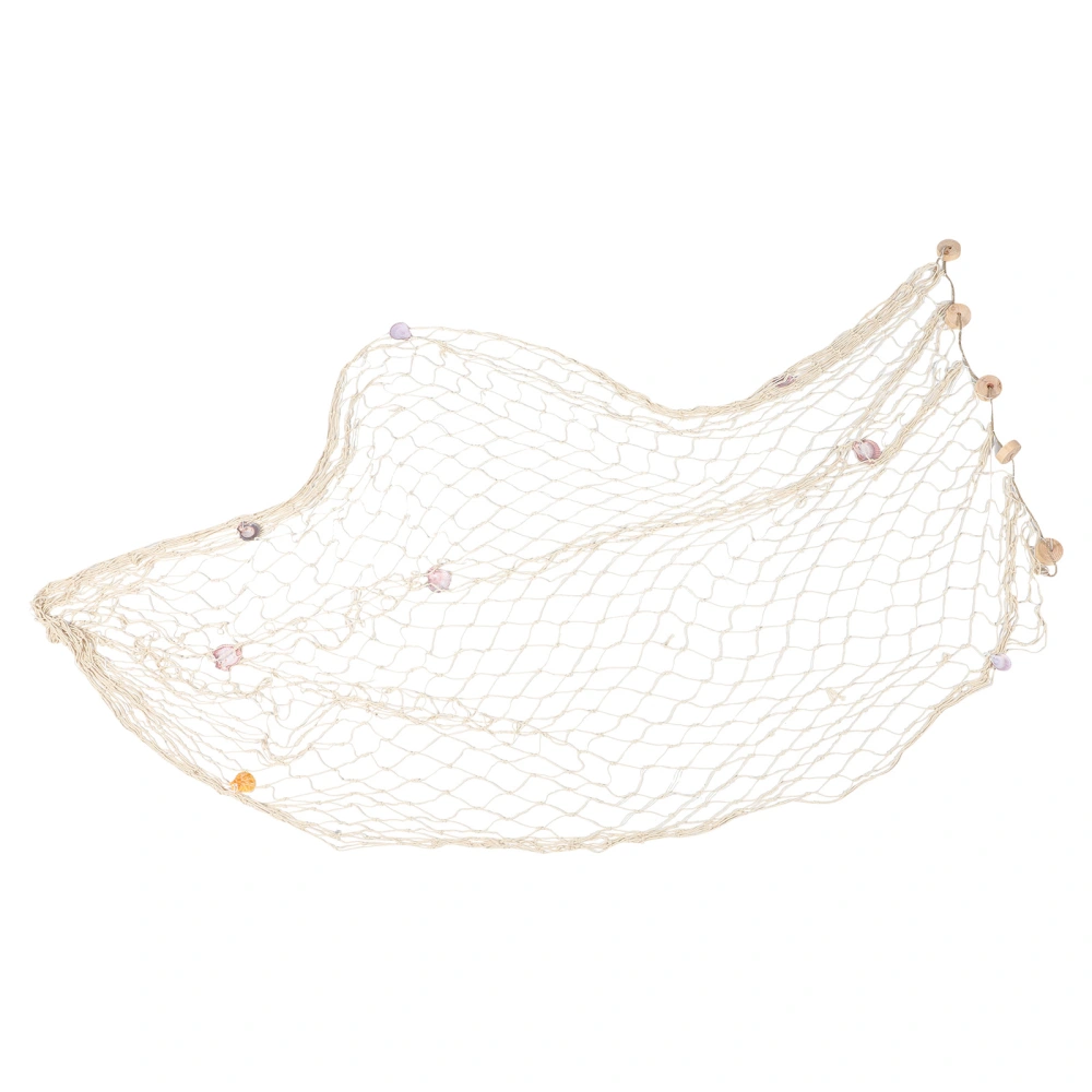 Nautical Decor Fish Net Decorative Wall Hangings Decoration Fish Netting with Shells