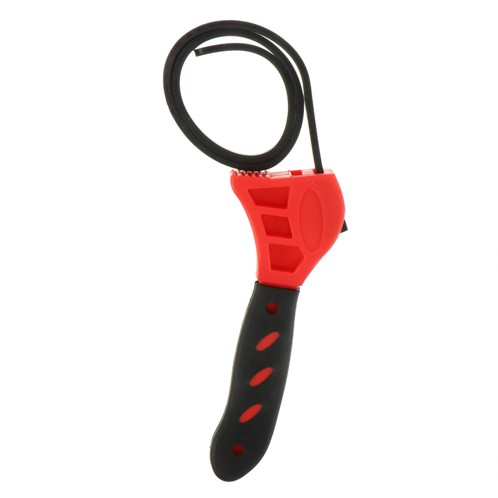 1pc Useful Rubber Strap Wrench Unique Bottle Opener Adjustable Strap Jar Openers