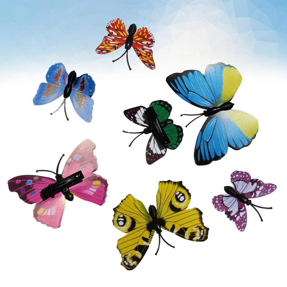 12pcs Simulation Hairpins Hair Clips Lifelike Bobby Hair Accessories for Kids Girls Mixed Color