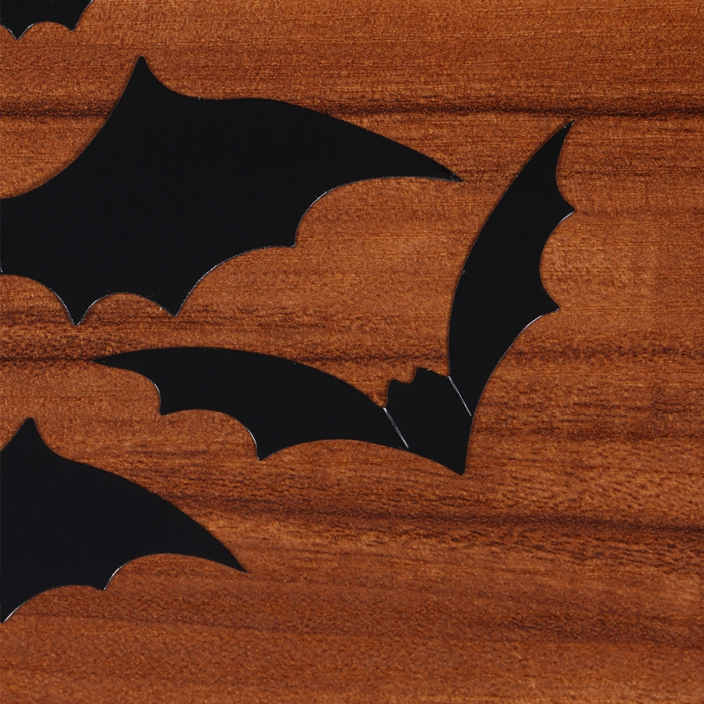 60PCS Halloween Bat Decals PVC Wall Art Room Window Sticker Decor for Party