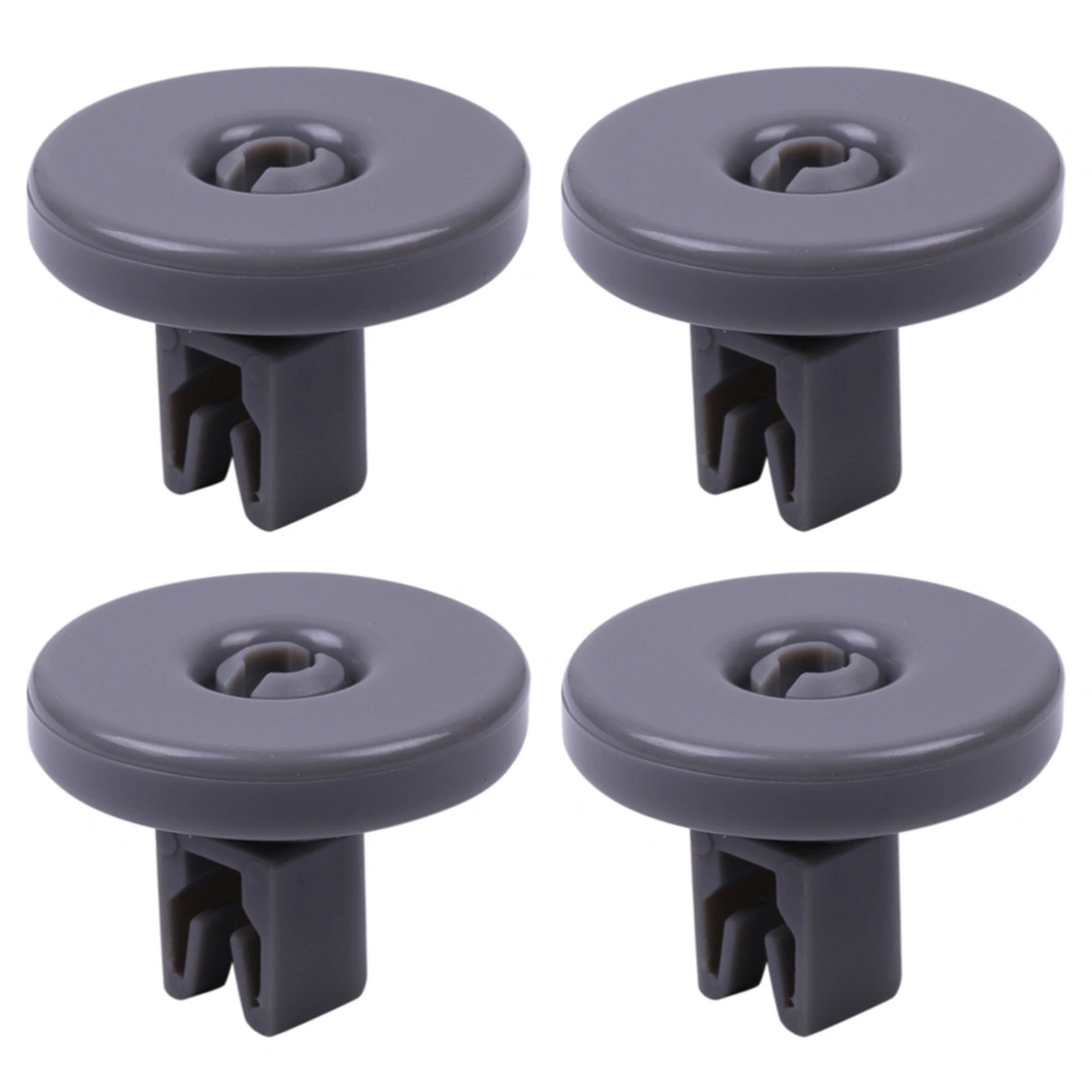 4Pcs Professional Dishwasher Lower Rack Rollers Wheels Replacement Parts