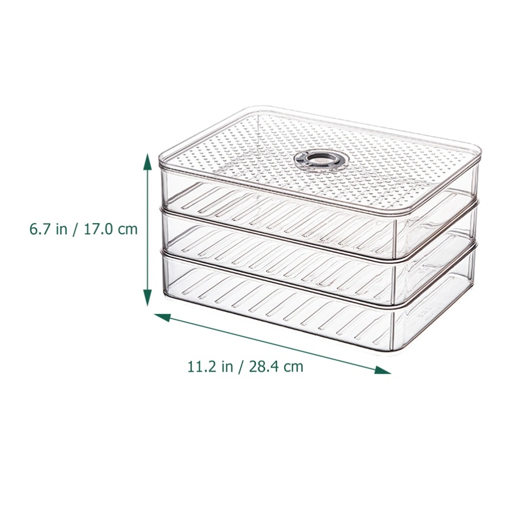 1pc Multi-layer Refrigerator Storage Box Practical Home Refrigerator Crisper