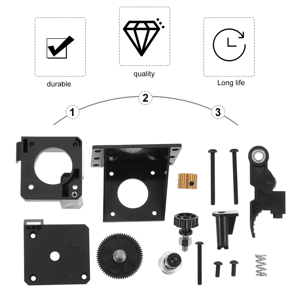 1 Set Titan Extruder 3D Printer Parts 1.75mm Filament High Torque Stock Feeder