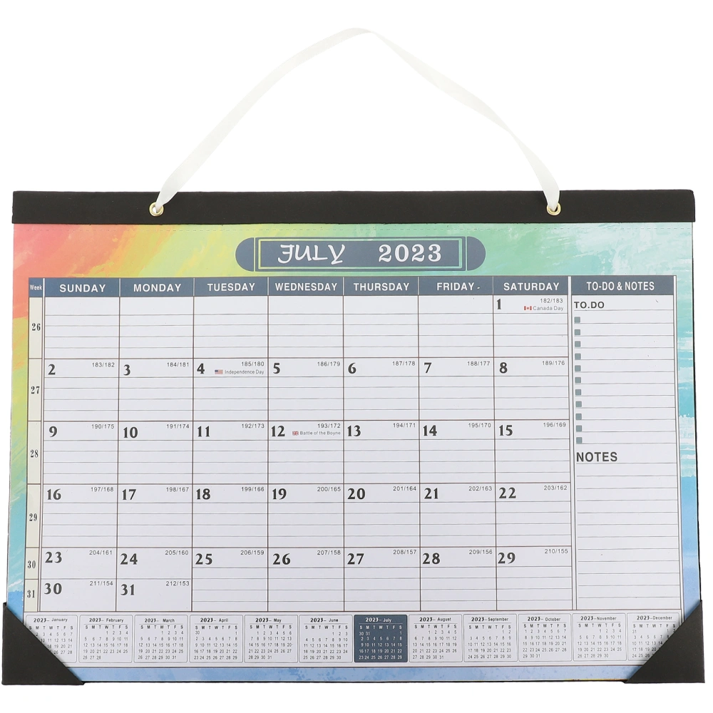 Household Monthly Calendar Multi-function Desk Calendar Convenient Hanging Calendar