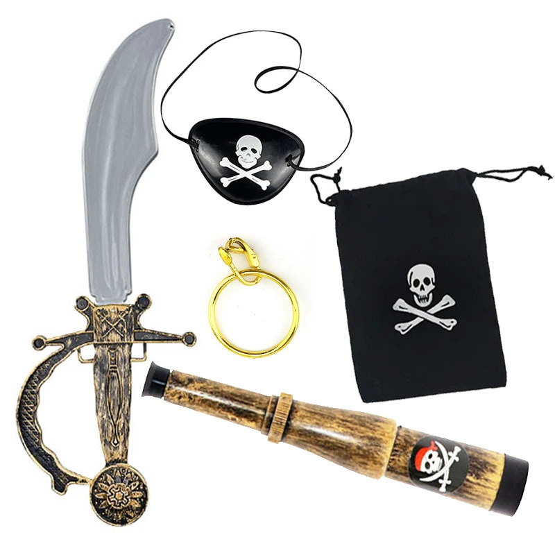 1 Set Small Treasure Box Multi-function Pirate Chest Decorative Pirate Storage Box