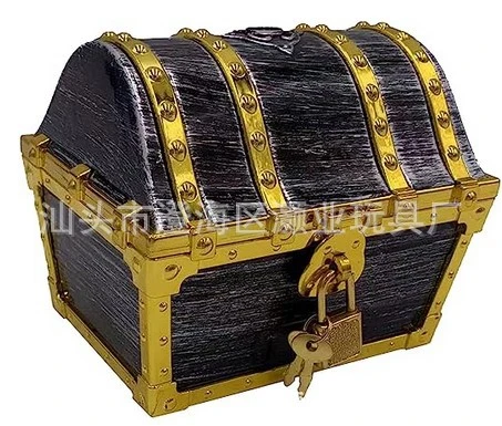 1 Set Small Treasure Box Multi-function Pirate Chest Decorative Pirate Storage Box