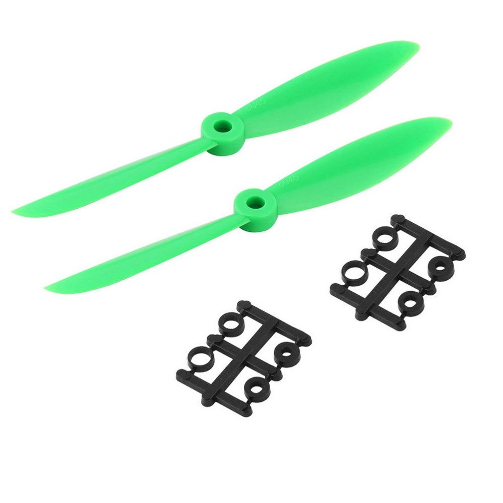 2 Pairs of 6*4.5 6045 CW CCW Props Propellers for RC Quadcopter (Green)