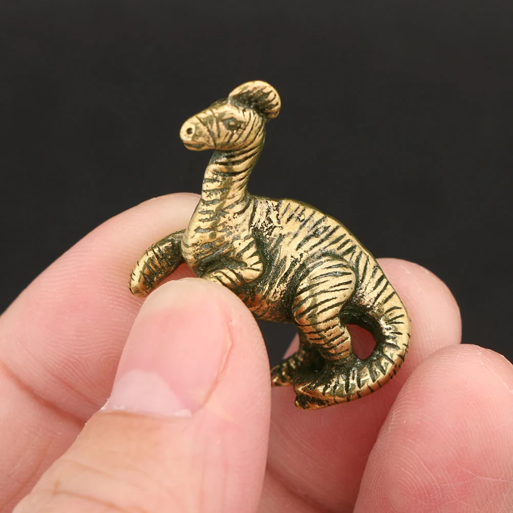 Office Dinosaur Ornament Brass Dinosaur Mini Desktop Ornament Brass Decoration