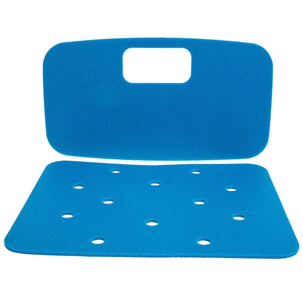 1 Set Waterproof Shower Chair Mat Bath Chair Pad Anti-slip Bath Stool Pad for Elder