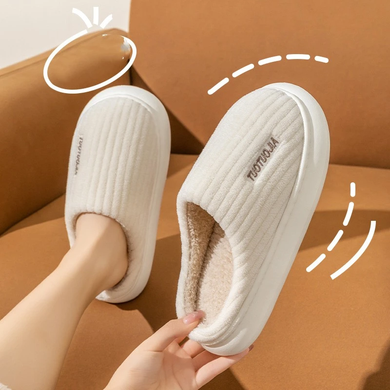 Outdoor Wear Daily Confinement Cotton Slippers Winter