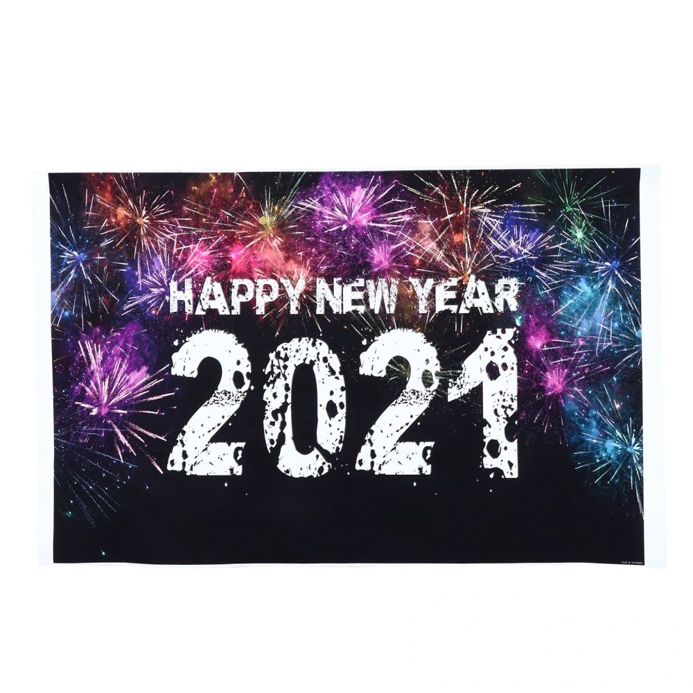 1 Pc 2021 New Year Party Decorative Background Cloth Backdrop Photo Prop