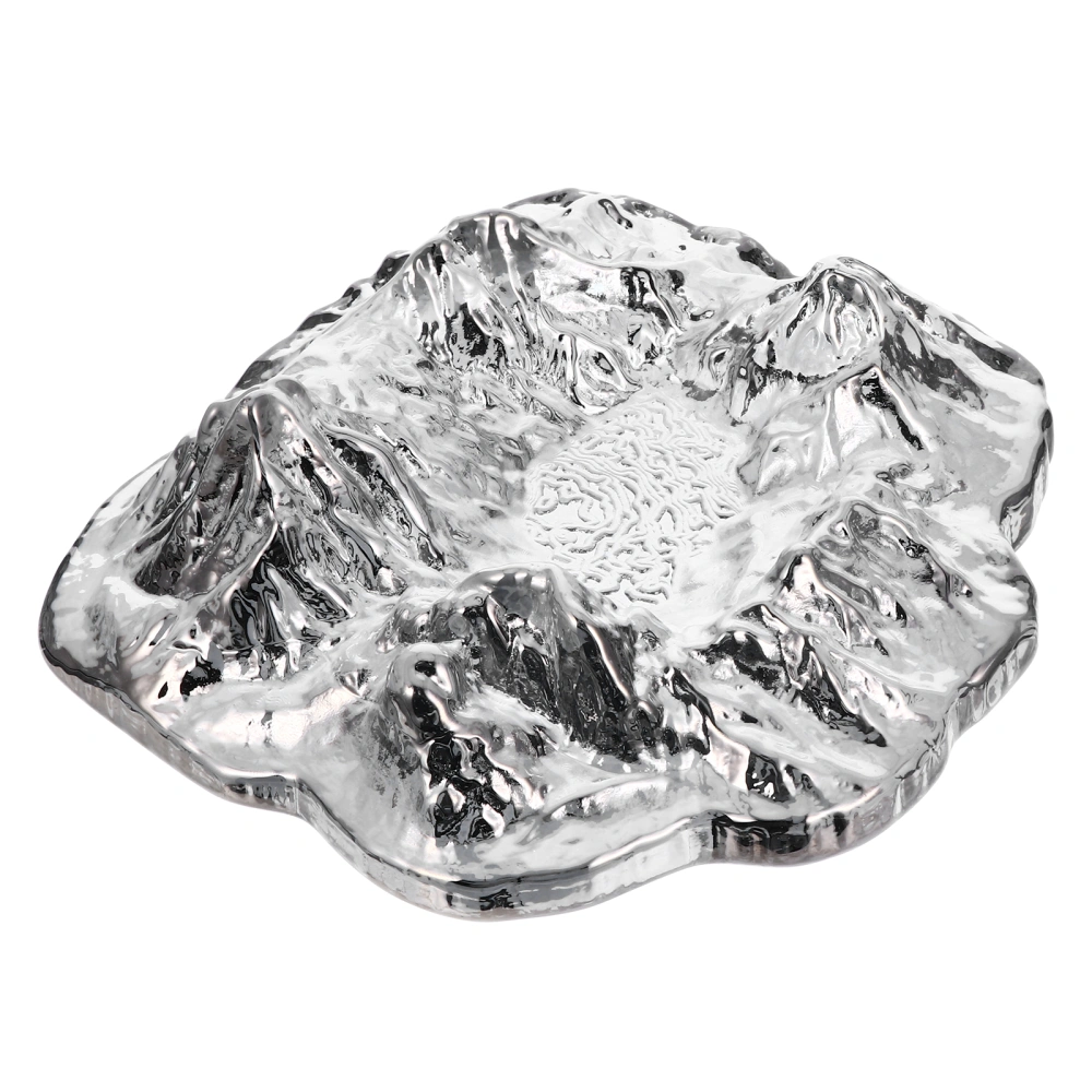 Innovative Glass Ashtray Mountain Shaped Ashtray Decor Office Home Ashtray