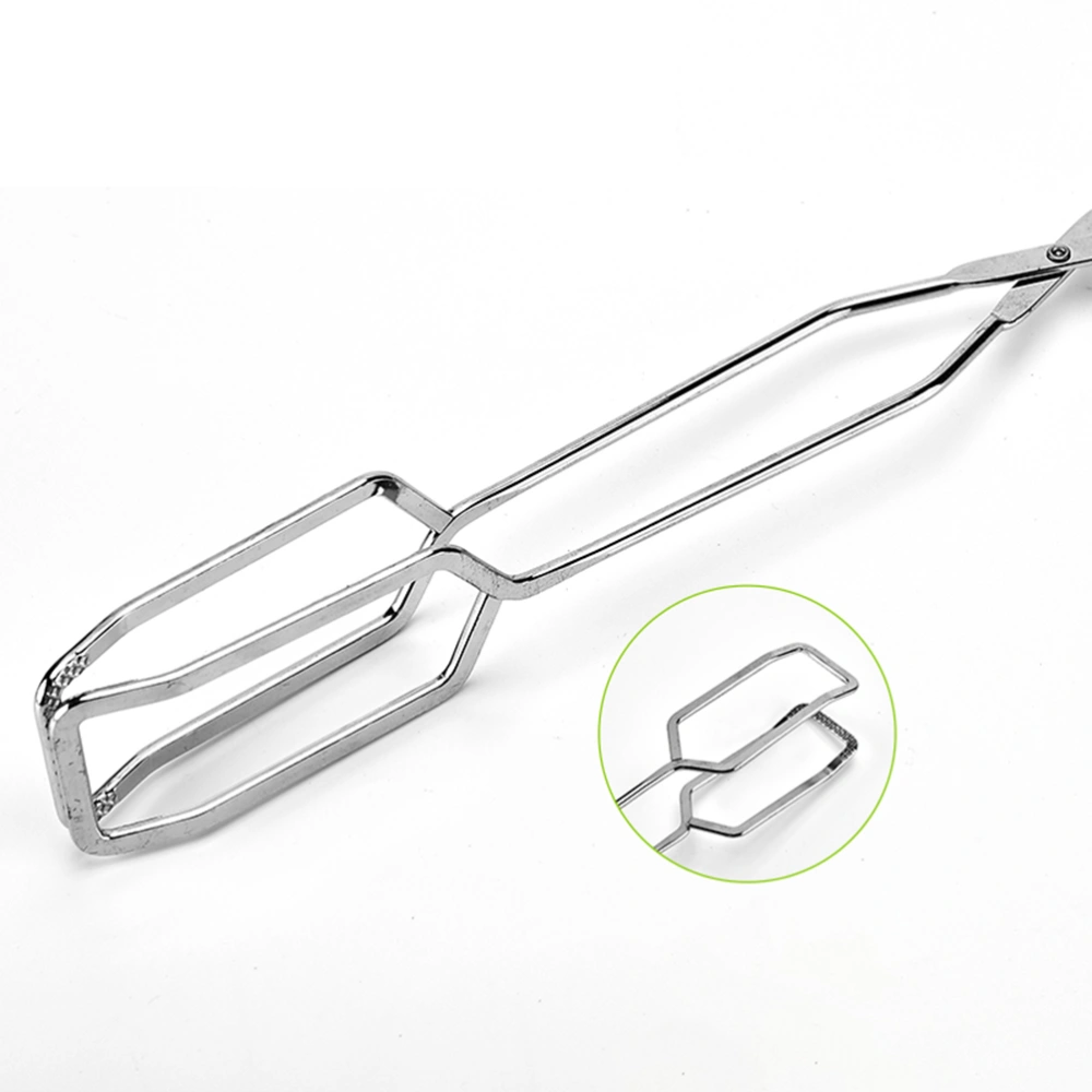 Stainless Steel BBQ Bread Cake Clip Multifunctional Food Serving Buffet Tong for Barbecue Kitchen Party