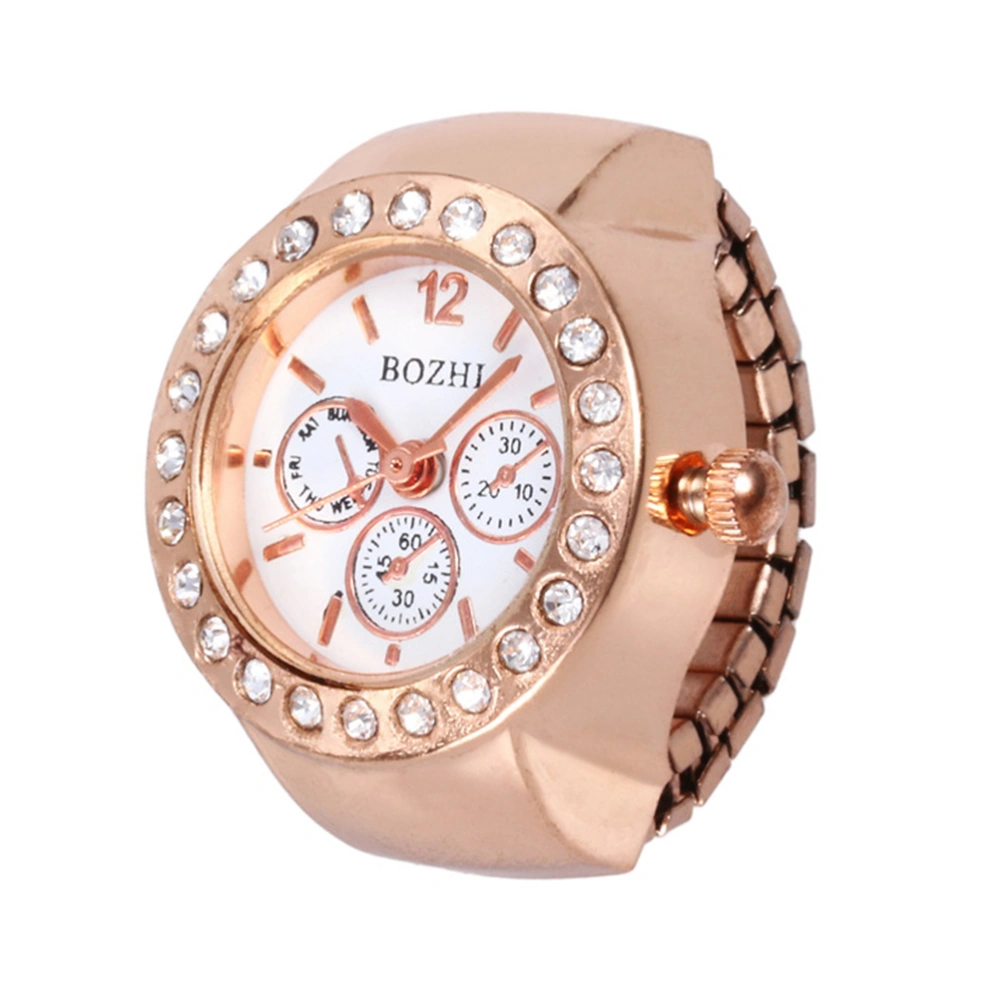 Elastic Finger Ring Watch Quartz Finger Watch Casual Fashion Finger Watch