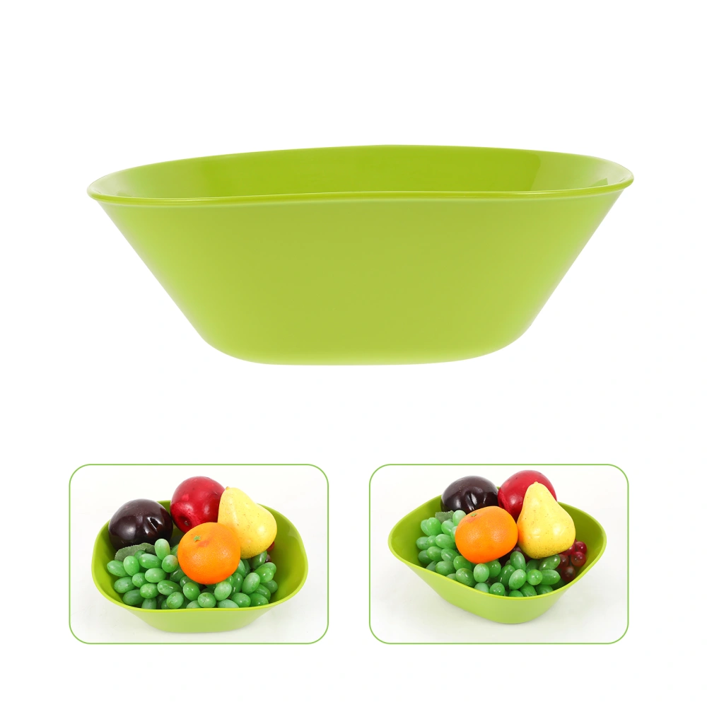 1pc Plastic Fruit Dish Wash Basin Dried Fruit Snack Dish Snack Plate for Home