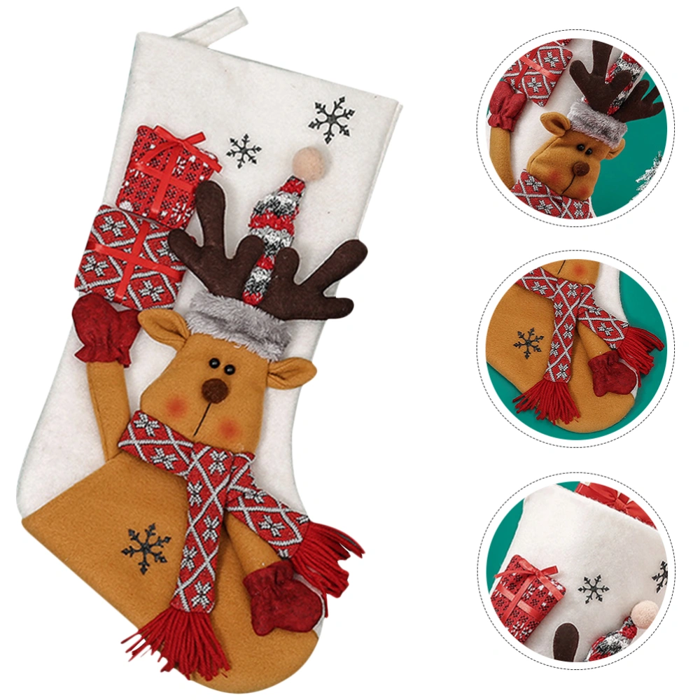 Christmas Stocking Christmas Tree Hanging Decoration Xmas Hanging Sock Gift Bag