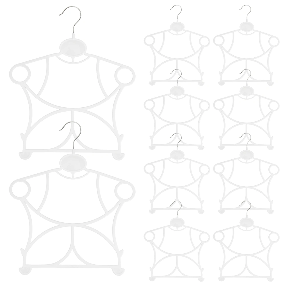 10pcs Baby Clothes Hangers Infant Clothes Hangers Kids Clothes Drying Hangers