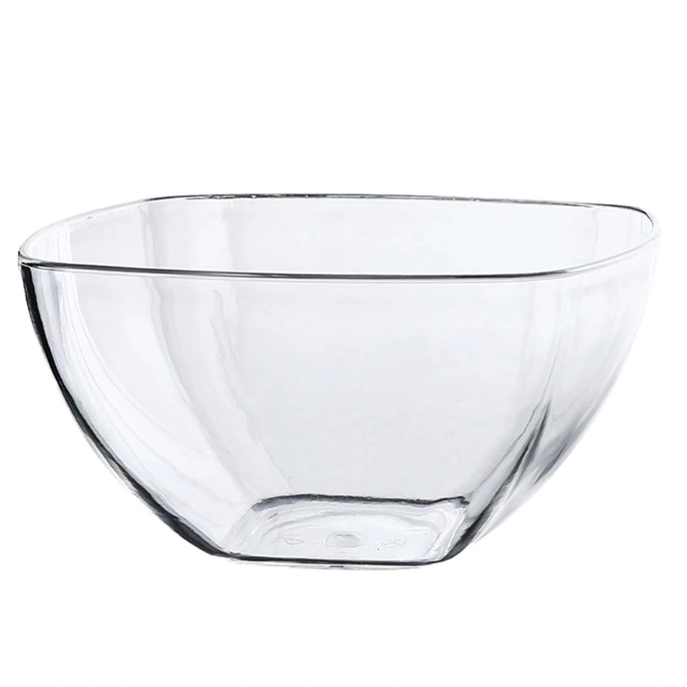 1pc Square Shape Bowl Salad Bowl Food Serving Bowl Acrylic Vegetable Bowl