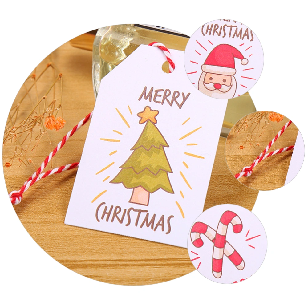 300Pcs Christmas Gift Tags Hanging Paper Tags Xmas Tree Decorative Cards